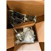 Image 7 : Multiple Boxes Multiple Industrial Caster Yokes, Hardware, etc Misc Sizes