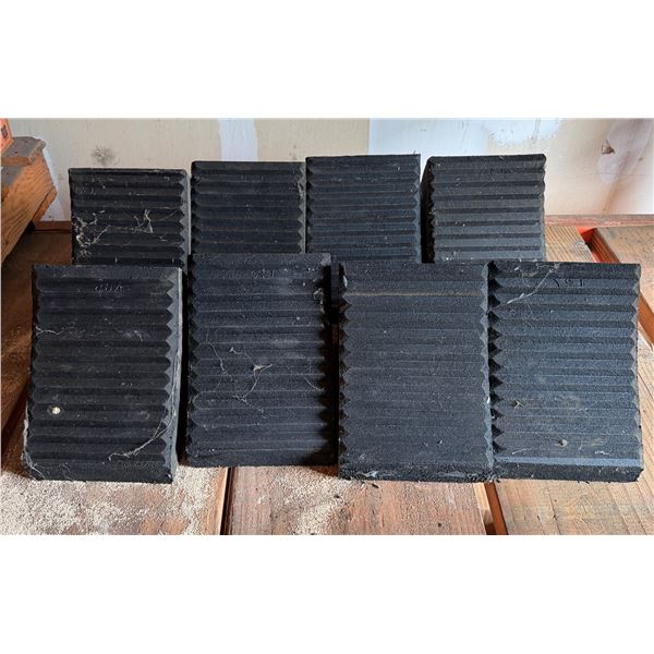 Qty 8 Industrial Chocks 6.5" x 9" x 8"H