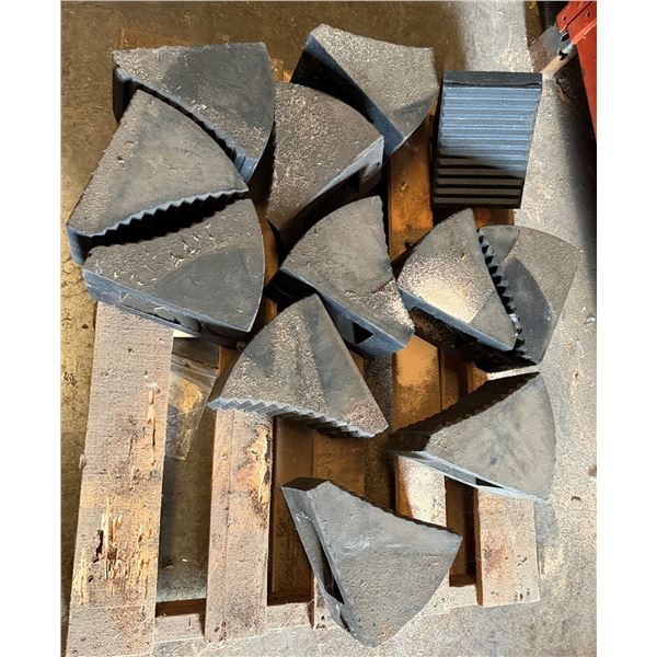 Multiple Industrial Chocks 6.5" x 9" x 8"H