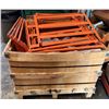 Image 1 : Multiple Orange Metal Handles for Platform Truck Carts 30" x 30"