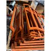 Image 5 : Multiple Orange Metal Handles for Platform Truck Carts 30" x 30"