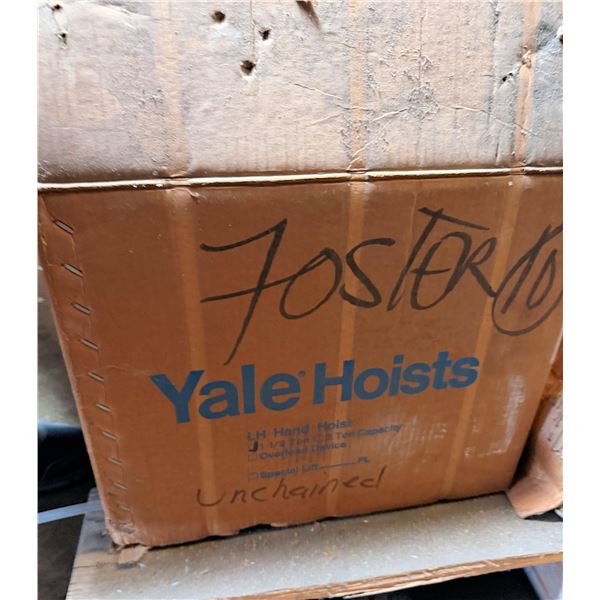 Yale Model LH Hand Operated Chain Hoist 1.5-Ton Capacity (unchained)