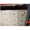 Image 2 : Qty 3 HON 4-Drawer File Cabinets 15" x 27" x 52"H