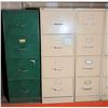 Image 1 : Qty 3 HON & Other 4-Drawer File Cabinets 18" x 24" x 51"H