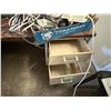 Image 7 : Office Set-Up: Metal 5-Drawer Desk, Samsung DVD Drive, LG Monitor, Keyboard, PC Tower, Cords, etc Mi