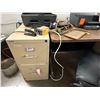 Image 7 : Office Set-Up:  Desk, Chair, 2-Drawer File Cabinet, HP OfficeJet Pro 6230 & 6835 Printers, Supplies,