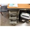 Image 7 : Office Set-Up: Metal 6-Drawer Desk, Chair, Royal 1620MX Shredder, AT&T Phone System, etc Misc Sizes