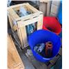 Image 1 : AirComParts Model 335 Air-Compressor Pump R335HU in Crate & Bucket Misc Tools & Hardware (condition 