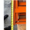 Image 9 : Multiple Orange Metal Frames 40" x 30", Wood Platforms 48" x 24", Colson Caster Yokes, etc