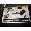 Image 3 : Metal 6-Drawer Desk 60" x 31" x 29" w/ Misc Supplies