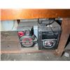 Image 11 : Office Set-Up: Wooden Table 72" x 29" x 31"H, Rolling 2-Door Cart, 2 Chairs, Panasonic CD Changer  &