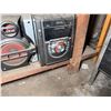 Image 13 : Office Set-Up: Wooden Table 72" x 29" x 31"H, Rolling 2-Door Cart, 2 Chairs, Panasonic CD Changer  &
