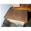 Image 3 : Office Set-Up: Wooden Table 72" x 29" x 31"H, Rolling 2-Door Cart, 2 Chairs, Panasonic CD Changer  &