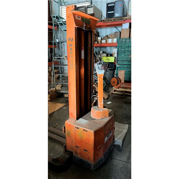 Raymond 10-S201 Narrow Aisle Walkie Stacker (condition unknown)