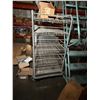 Image 3 : Wire Cage Cart 54" x 24" x 57"H & Contents: Clips, Hardware, etc