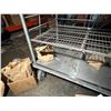 Image 5 : Wire Cage Cart 54" x 24" x 57"H & Contents: Clips, Hardware, etc