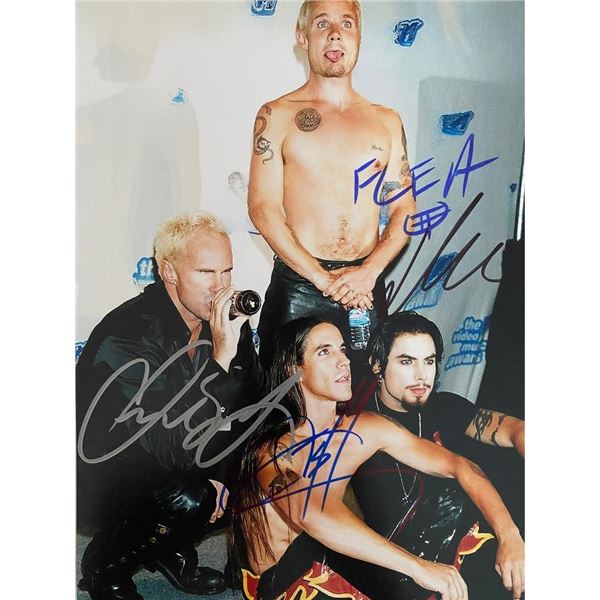 Red Hot Chili Peppers band signed photo
