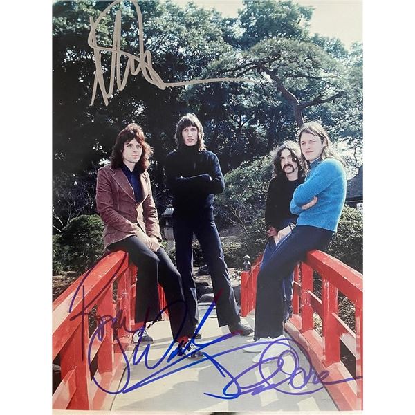 Pink Floyd band signed photo