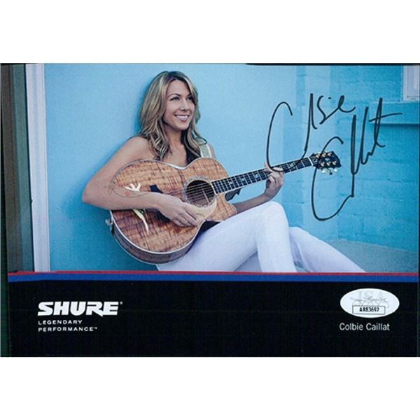 Singer Colbie Caillat signed photo. JSA Authenticated