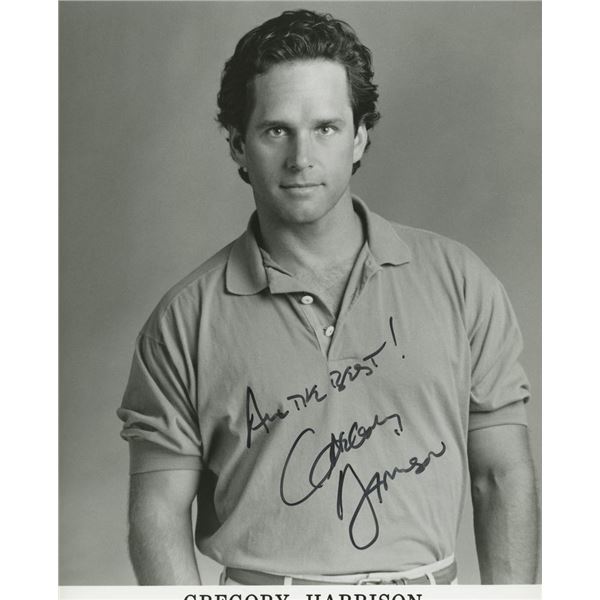 Logans Run Gregory Harrison signed photo