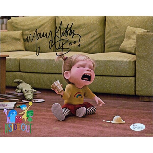 Inside Out Baby Riley Mary Gibbs  Signed 8x10 Matte Photo JSA Authenticated