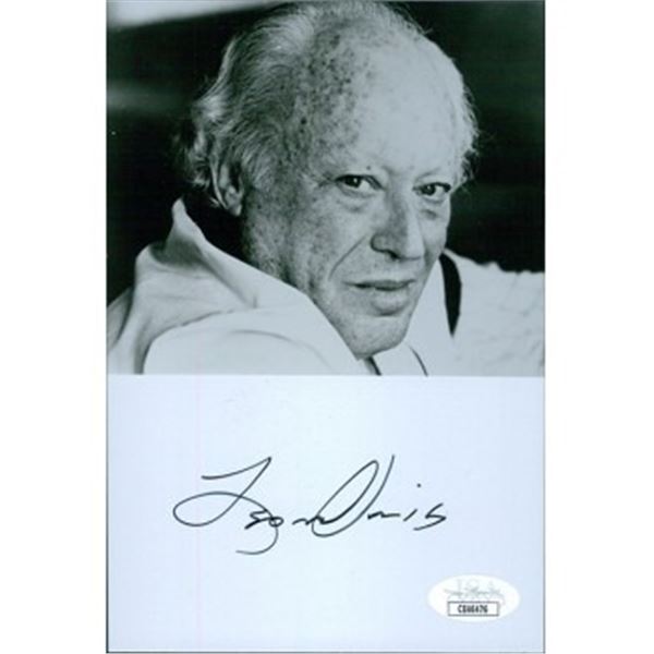 Battle Cry Leon Uris Signed Photo JSA