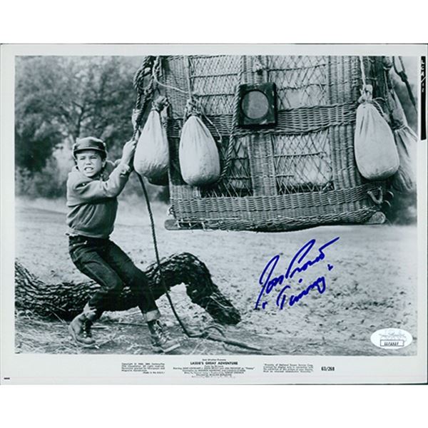 Lassie Jon Provost Signed Photo JSA