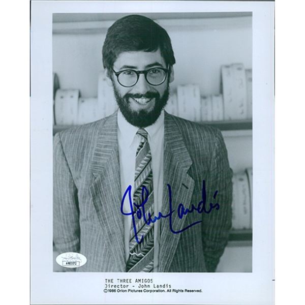 Three Amigos John Landis Signed Photo JSA