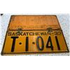 Image 1 : 1933 Saskatchewan Matched License Plates