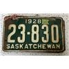 Image 2 : 1928 Matched Saskatchewan License Plates