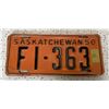 Image 2 : 1950 Matched Saskatchewan License Plates
