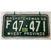 Image 2 : 1956 Matched Saskatchewan License Plates