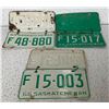 Image 1 : 1964/1965/1966 Matched Saskatchewan License Plates