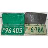 Image 1 : 1969/1970 Matched Saskatchewan License Plates