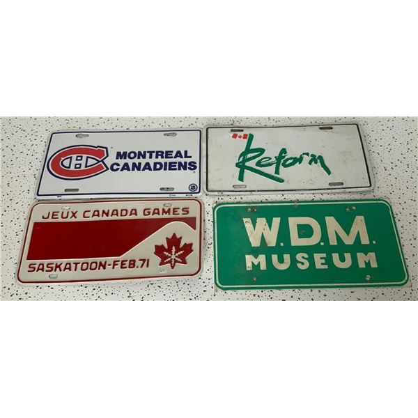 Miscellaneous License Plates