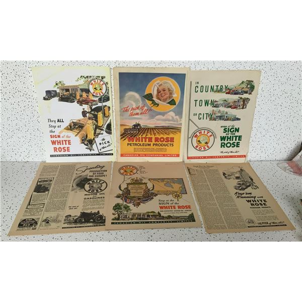 White Rose Literature and Advertisements