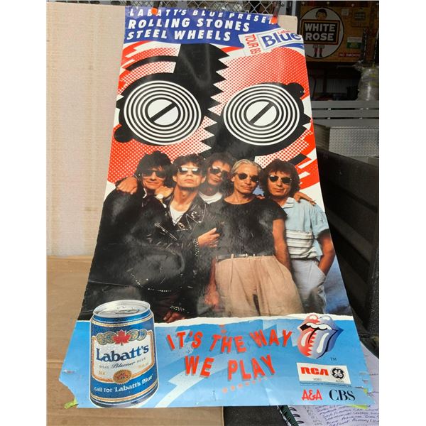 Rolling Stones 1989 Tour Poster