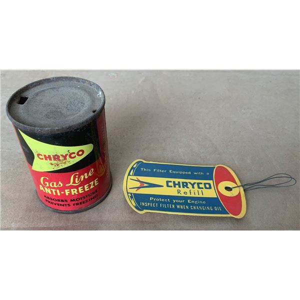Chryco Tag and Tin