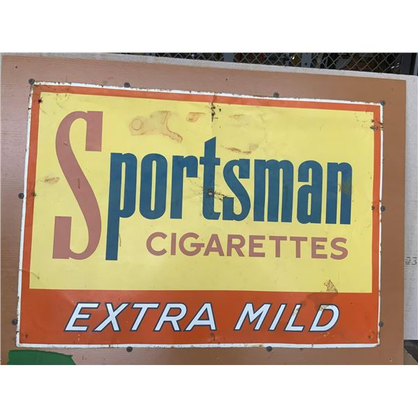 Sportsman Cigarettes Sign