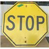 Image 1 : Yellow Stop Sign