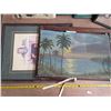 Image 2 : Vintage pictures and frames- 2 corn flakes ads- some  are broken