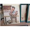 Image 3 : Vintage pictures and frames- 2 corn flakes ads- some  are broken