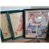 Image 4 : Vintage pictures and frames- 2 corn flakes ads- some  are broken