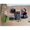 Image 1 : Vintage camera and 2 tameron lenses