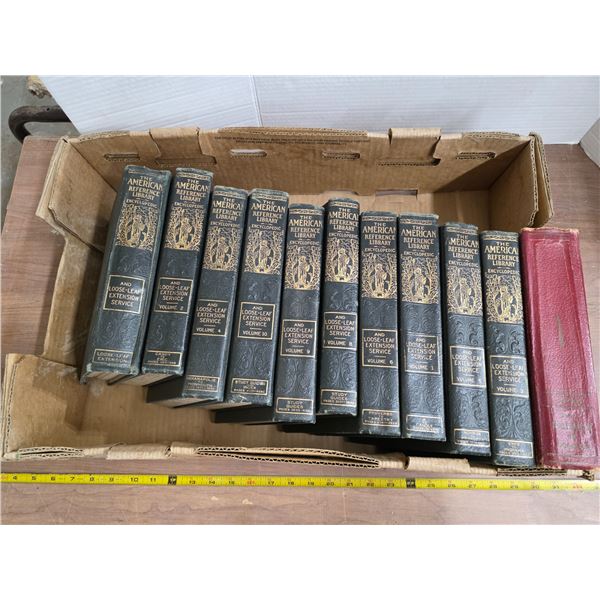 Lot of vintage encyclopedias