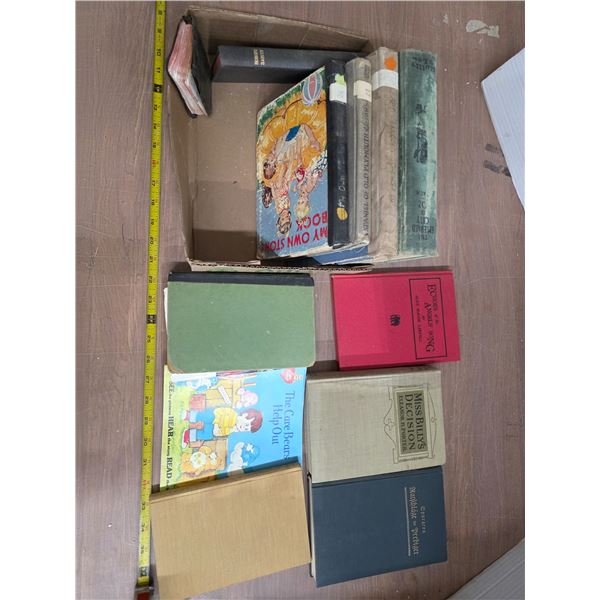 Antique children's books- some are different language