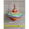 Image 1 : Vintage spin top tin toy- not working