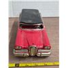 Image 3 : Vintage tine toy car- missing a wheel- edsel- 9"L