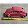 Image 1 : Vintage friction tin toy VW beetle- 8"L