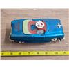 Image 1 : Vintage bump and go toy car- wind up- 6"L